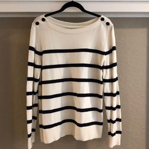 LOFT striped sweater